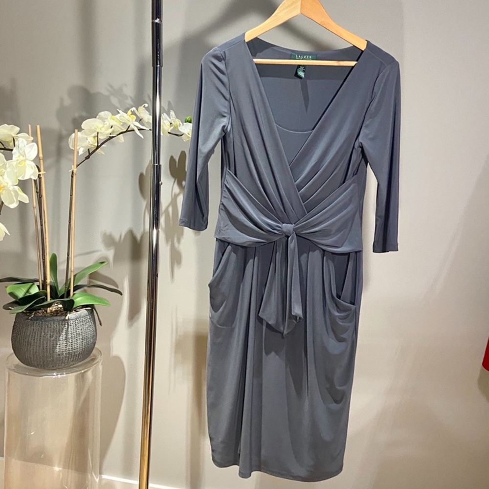 Grey Ralph Lauren Dress, long sleeve